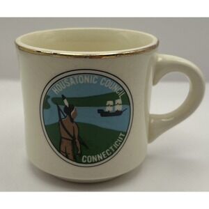 Vintage Boy Scouts of America BSA Collectible Coffee Cup Mug Housatonic Council